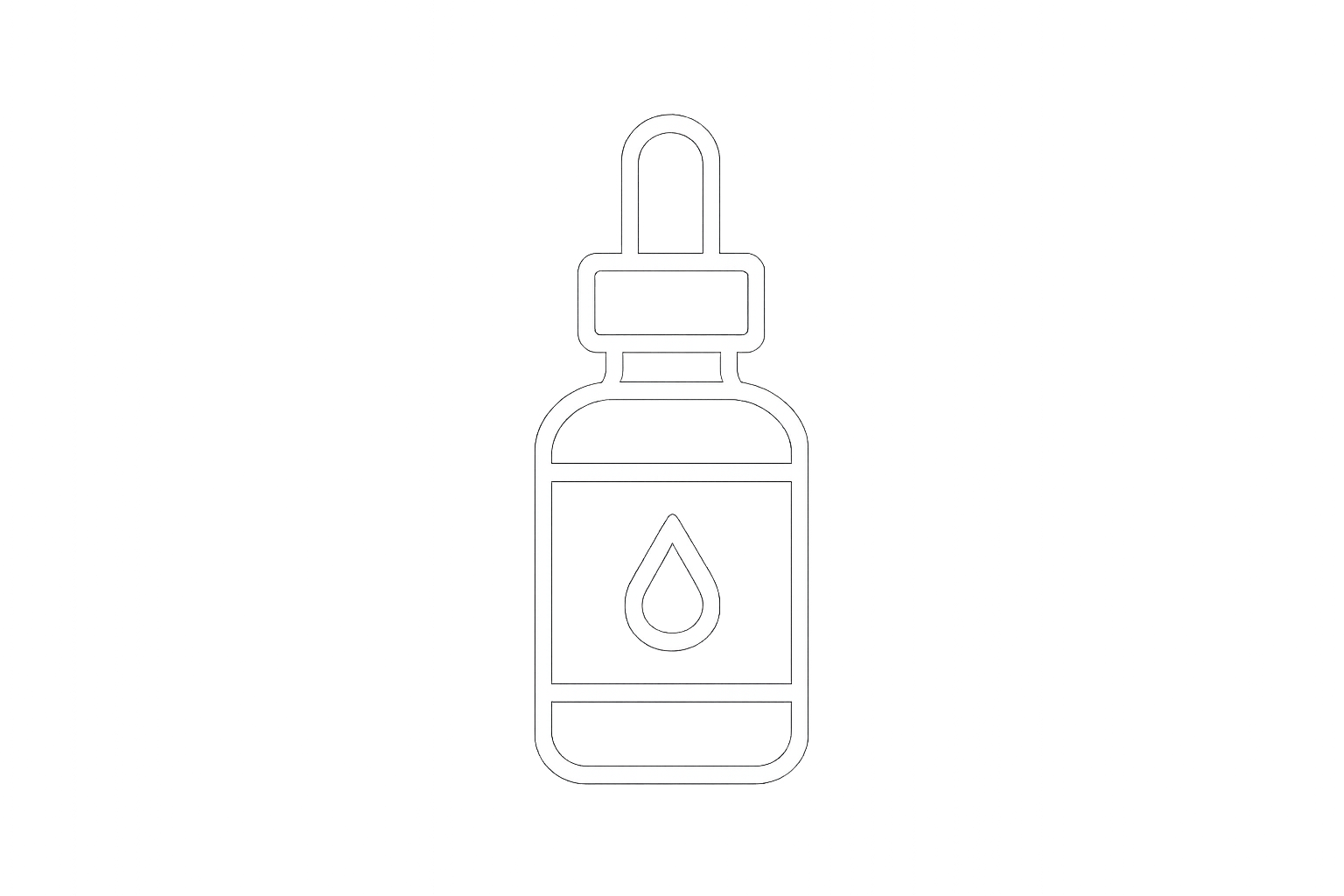 Serum Icon in weiß